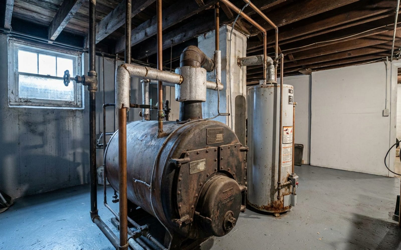 Heating and cooling equipment in a New Jersey home